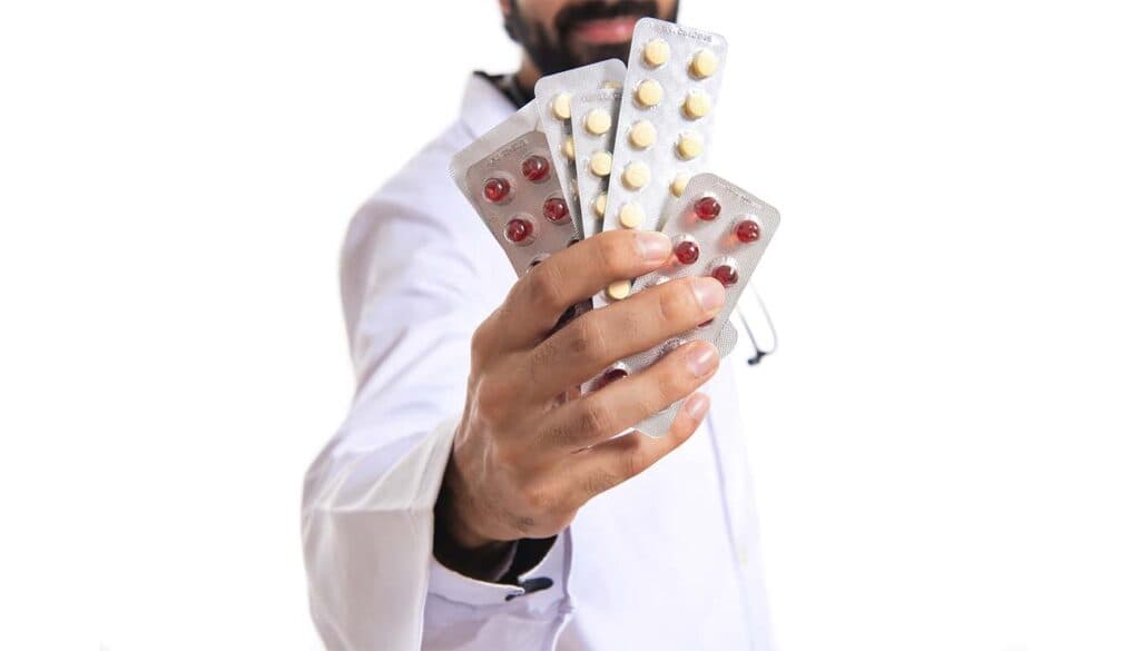 El uniforme de farmacia