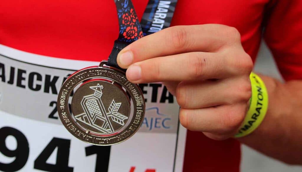 Medalla de oro en uniformes